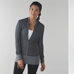 Lululemon Daily Practice Jacket
Heathered Herringbone Slate Black / Slate